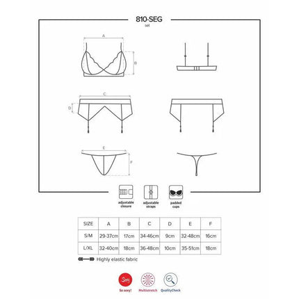 810-SEG-1 3 Pieces Set White