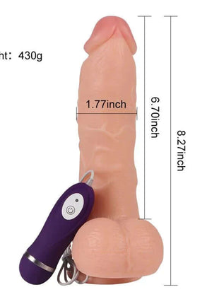 Realistic Vibe Remote Control Adam 21 cm
