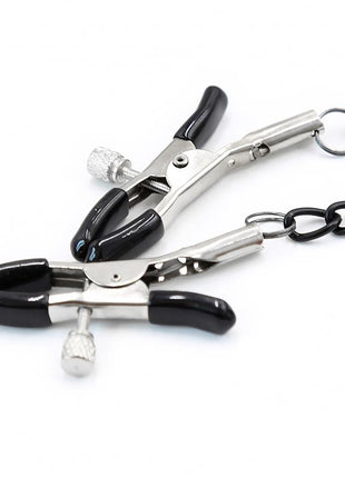 O Ring Gag and Nipple Clamps Vegan Leather