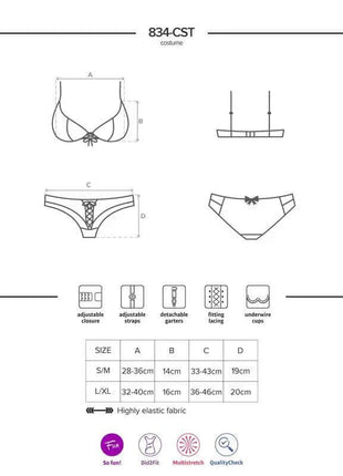 834-CST-6 Nurse Costume 3 Pieces