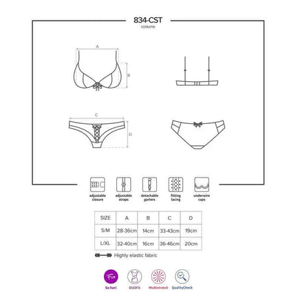 834-CST-6 Nurse Costume 3 Pieces