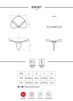 838-SET-3 2 Pieces Set elegant two-piece dining and serving set with modern design and premium materials