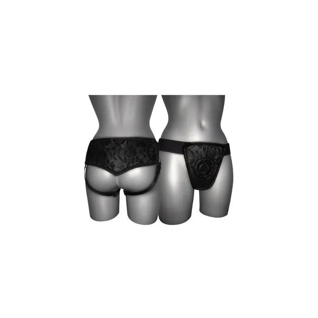 Strap On de Luxe Black With Back S - XL