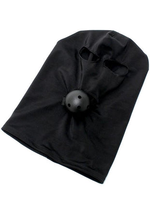 Spandex Hood with Ball Gag