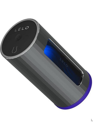 F1S V2X Male Masturbator in blue with flexible sleeve and dual motors for enhanced stimulation