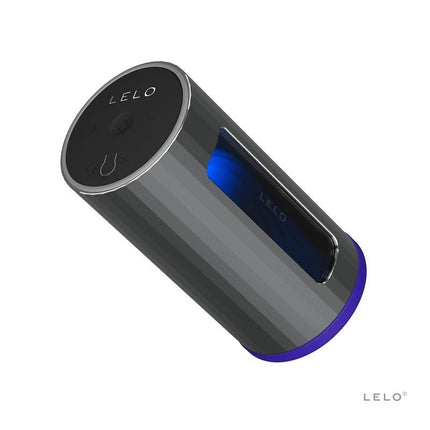 F1S V2X Male Masturbator in blue with flexible sleeve and dual motors for enhanced stimulation