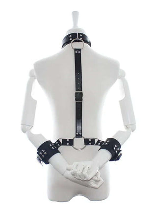 Collar with Restraints Adjustable Black