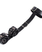 Collar with Restraints Adjustable Black