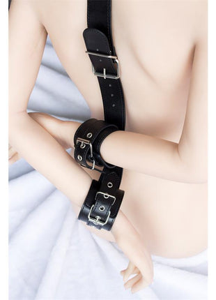 Collar with Restraints Adjustable Black