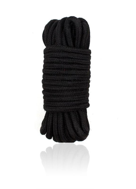 Bondage Cotton Rope 10 Meter Black