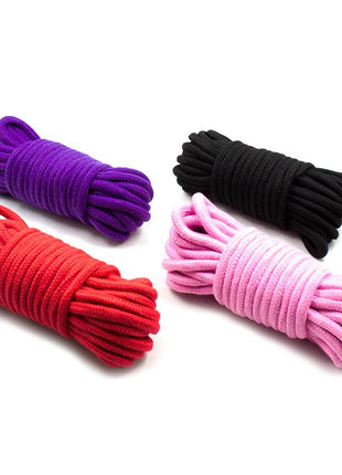 Bondage Cotton Rope 10 Meter Black