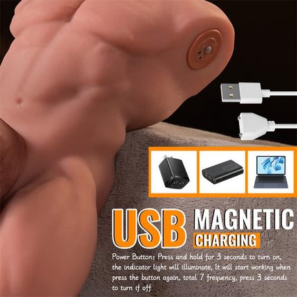 Ely Torso with Detachable Dildo Thrusting and APP 41 kg