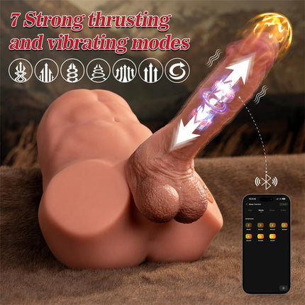 Jonah Semi Torso with Detachable Dildo Thrusting and APP 348 kg