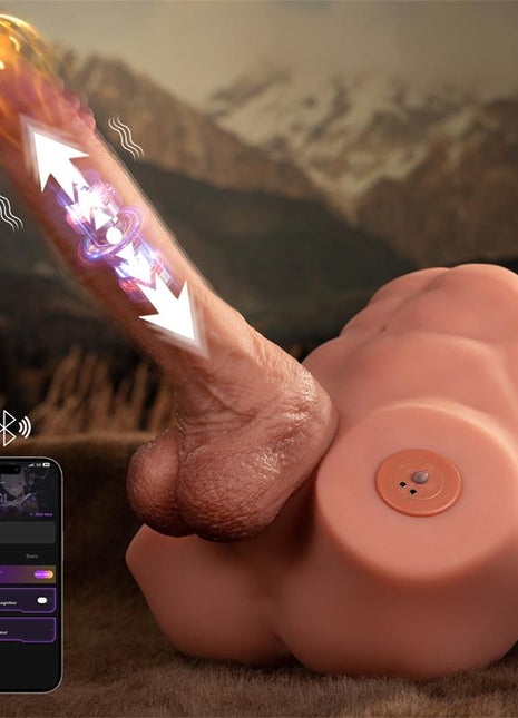 Jonah Semi Torso with Detachable Dildo Thrusting and APP 348 kg