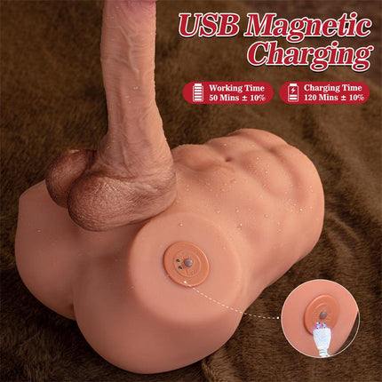 Jonah Semi Torso with Detachable Dildo Thrusting and APP 348 kg