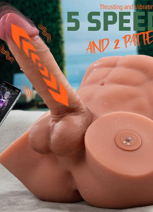 Gretel Semi Torso with Detachable Dildo Thrusting and APP 6 kg