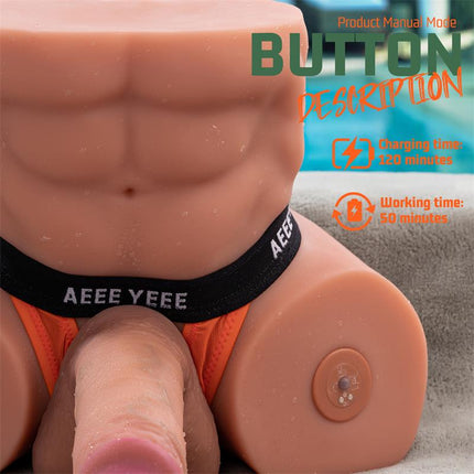 Gretel Semi Torso with Detachable Dildo Thrusting and APP 6 kg