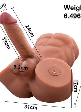 Gretel Semi Torso with Detachable Dildo Thrusting and APP 6 kg