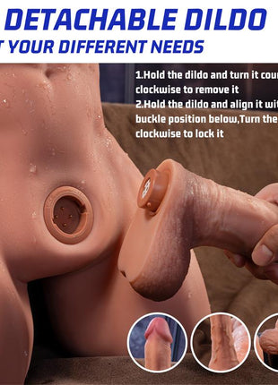 Henry Torso with Detachable Dildo Thrusting and APP 157 kg