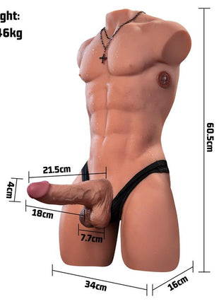 Henry Torso with Detachable Dildo Thrusting and APP 157 kg