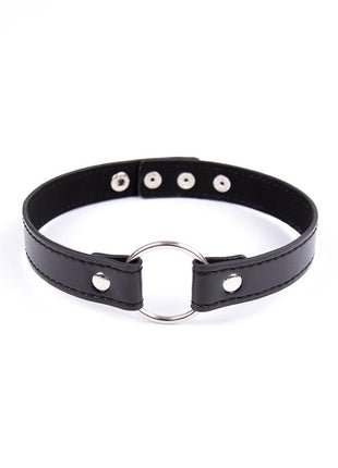 Collar with Hoop Adjustable 382 cm Black