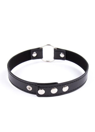 Collar with Hoop Adjustable 382 cm Black