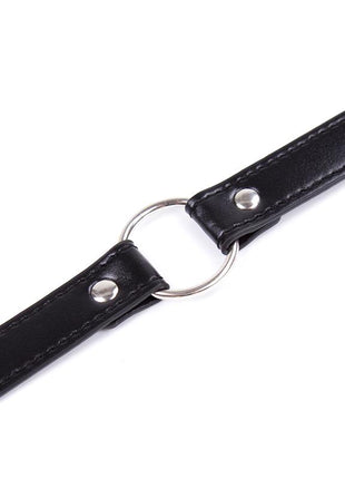 Collar with Hoop Adjustable 382 cm Black