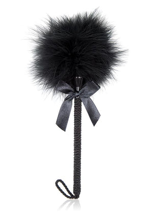 Feather Tickler with Bow 25 cm Black