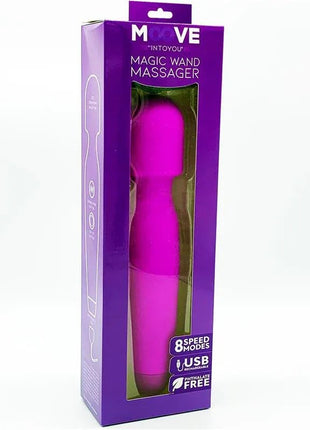 Magic Wand Massager Silicone Purple