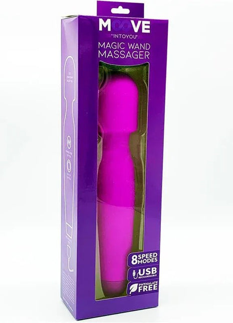 Magic Wand Massager Silicone Purple