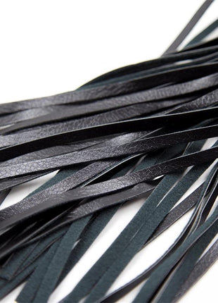 Flogger Diamond Pattern with Metal Hardware 39 cm Black