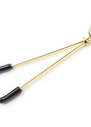 Nipple Clamps Metal Black Gold