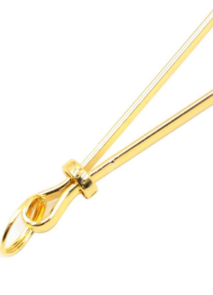 Nipple Clamps Metal Black Gold