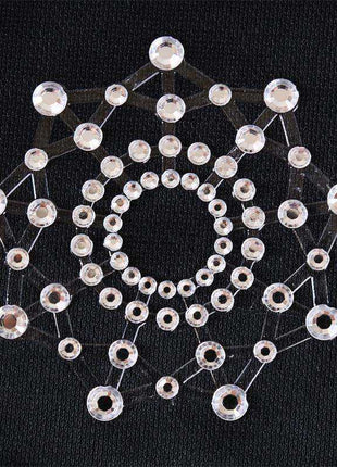 White snowflake nipple covers for discreet stylish coverage