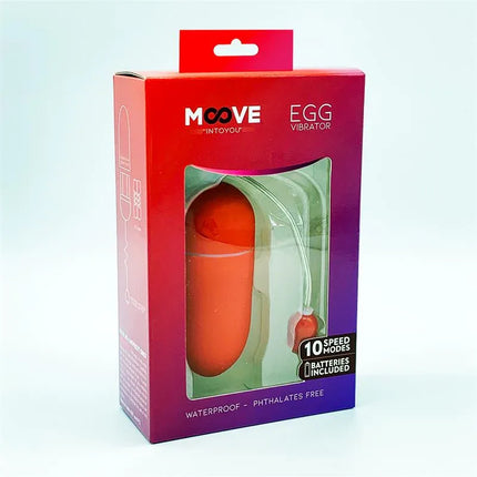 Vibrating Egg 10 Functions Red