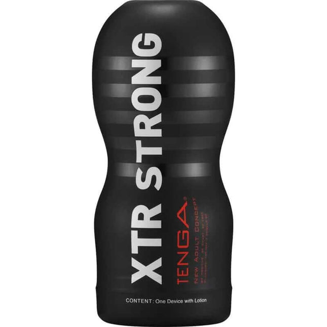 Masturbator Original Vacuum Cup Extra Strong with tight spiral TPE interior and ergonomic grip