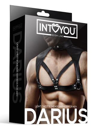 Darius Chest Bondage Harness for Men Vegan Leather