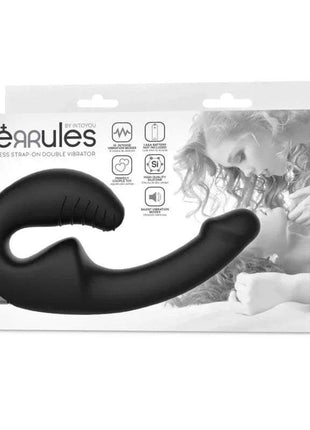 Strapless Strap-on Double Vibrator