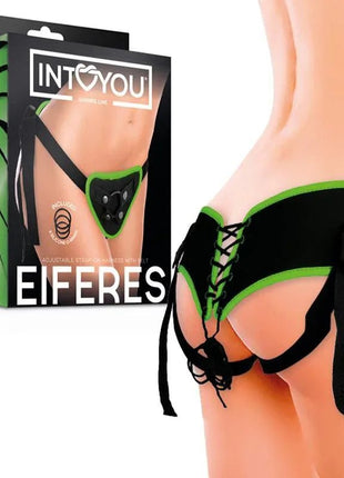 Eiferes Glow in the Dark Adjustable Strap-On Harness Corset Style