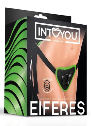Eiferes Glow in the Dark Adjustable Strap-On Harness Corset Style