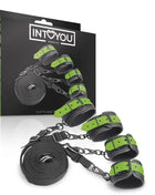 Glow in the Dark Cuffs and Restraints Bed Set