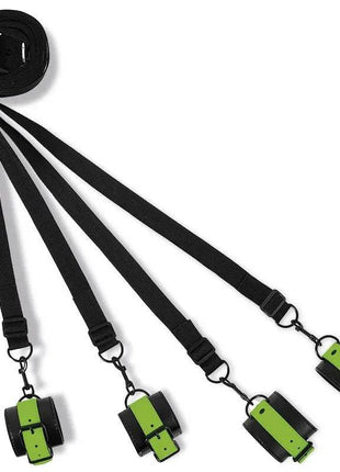 Glow in the Dark Cuffs and Restraints Bed Set
