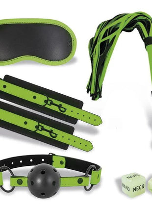 Glow in the Dark Bondage Set with 5 Pzs
