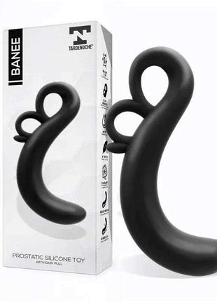 Banee Prostativ Stimulator with Easy Pull Silicone Black
