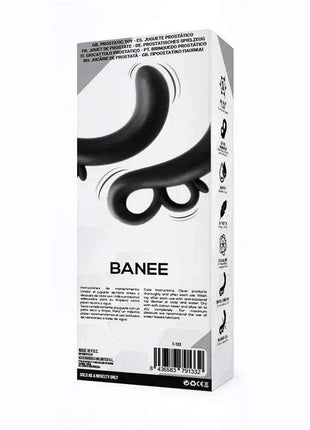 Banee Prostativ Stimulator with Easy Pull Silicone Black