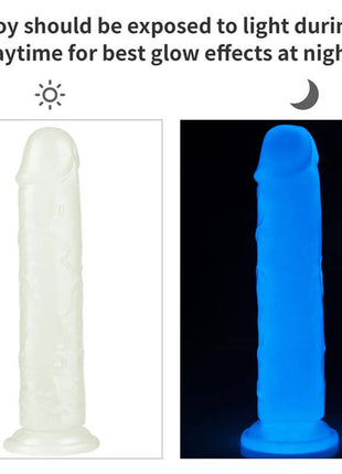Dildo Lumino 8 Blue Light