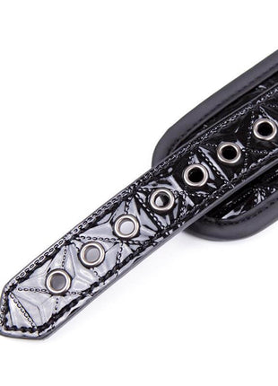 Collar with Leash Sapphire Vegan Leather