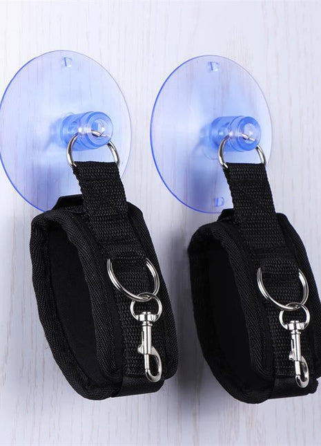 Adjustable Anklecuffs with Suction Cups