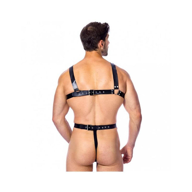 Adjustable Leather Full-Body Harness