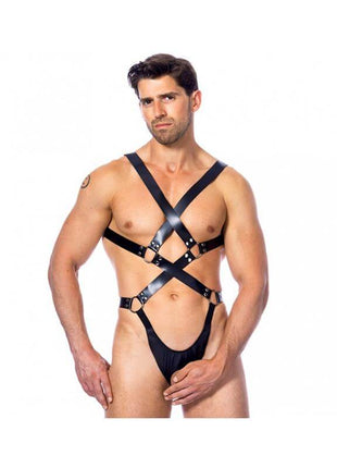 Adjustable Leather Full-Body Harness